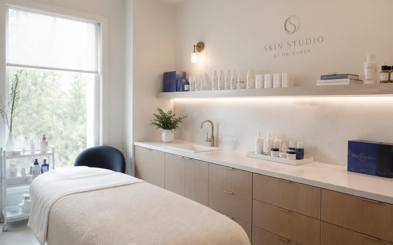 Welcoming UK aesthetic clinic representing the fictional consultation booking call